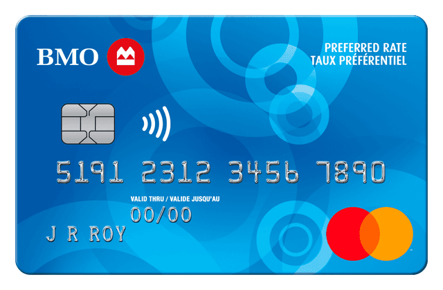 Carte Mastercardᴹᴰ BMOᴹᴰ à taux préférentiel